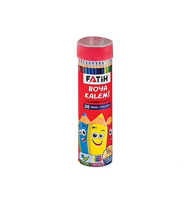 Fatih Metal Tüp Kuru Boya Kalemi 36 Renk Tam Boy - Fatih (1)