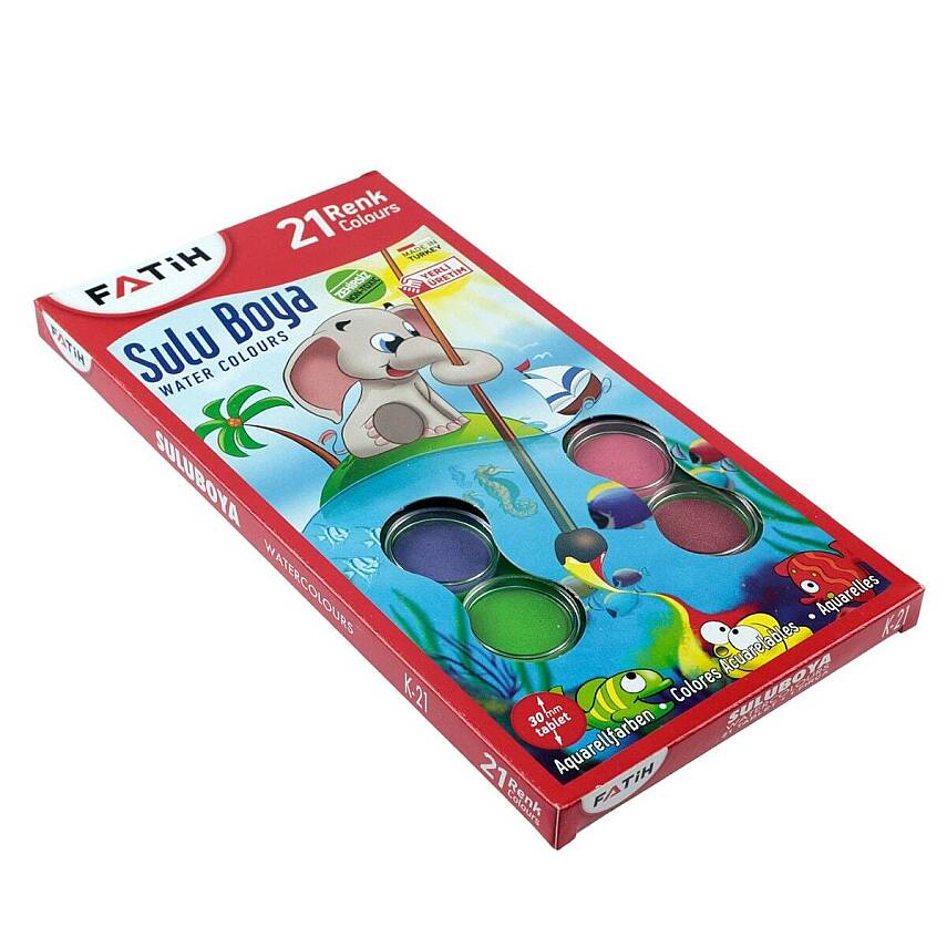 Fatih Sulu Boya 21 Renk K-21 - 2