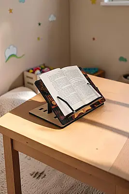Galata Ahşap Kitap Okuma Standı | Galata Esintisi Rahlesi - Bemenda (1)