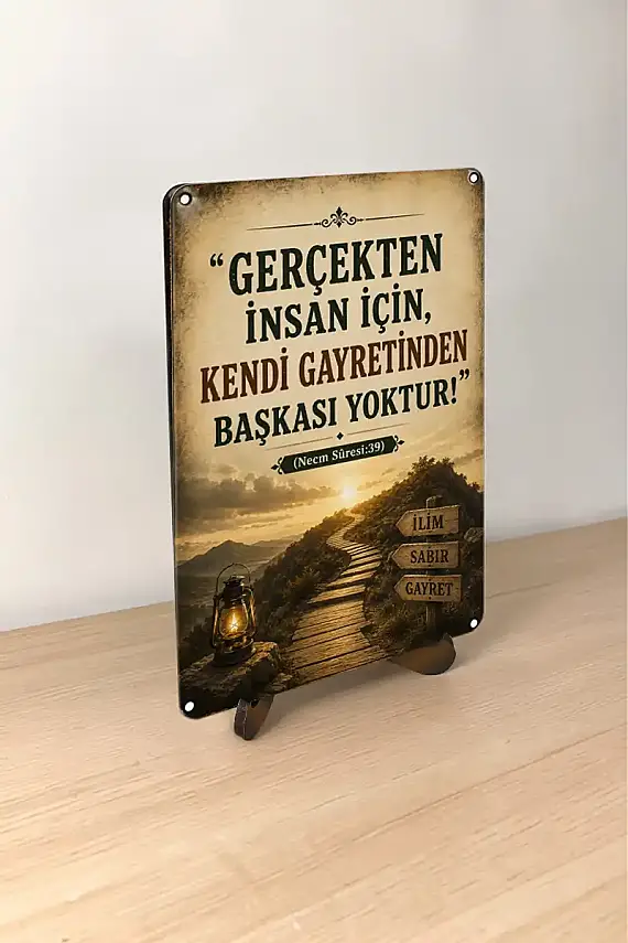 Gerçekten İnsan İçin MiniDekor Magnet Ayaklı 9×13,5 cm - 1