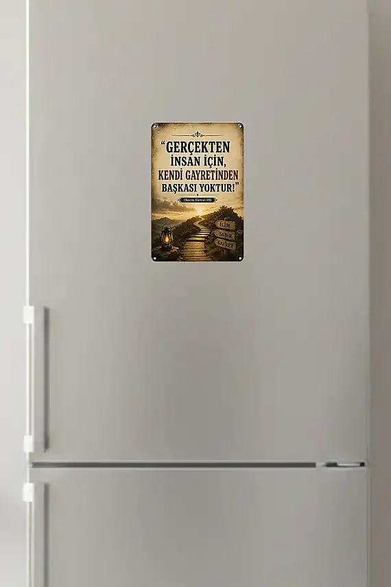 Gerçekten İnsan İçin MiniDekor Magnet Ayaklı 9×13,5 cm - 3