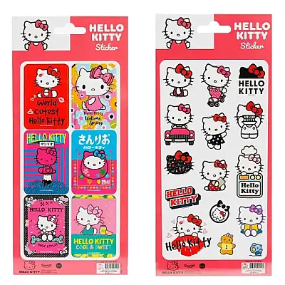 Gifi Hello Kitty And Friends Kağıt Sticker 2 Li Set - 1