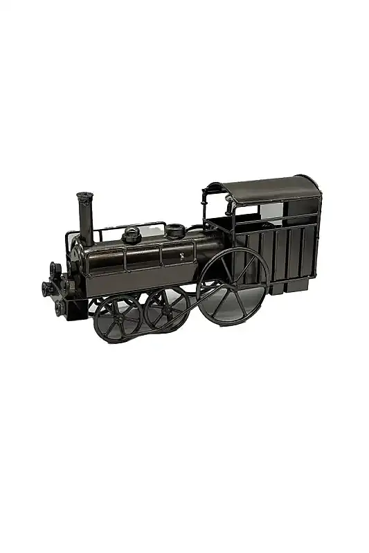 Giftzen Metal Masaüstü Süs Nostaljik Tren - 1