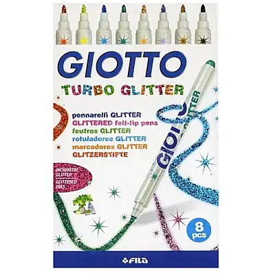 Giotto Keçeli Kalem Turbo Glıtter Simli - 1