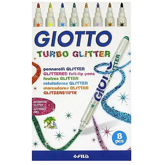 Giotto Keçeli Kalem Turbo Glıtter Simli - 2