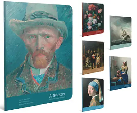 Gıpta Art Master Çizgili Defter 60 Yp 17 x 24 Sert Kapak İp Dikiş - 1