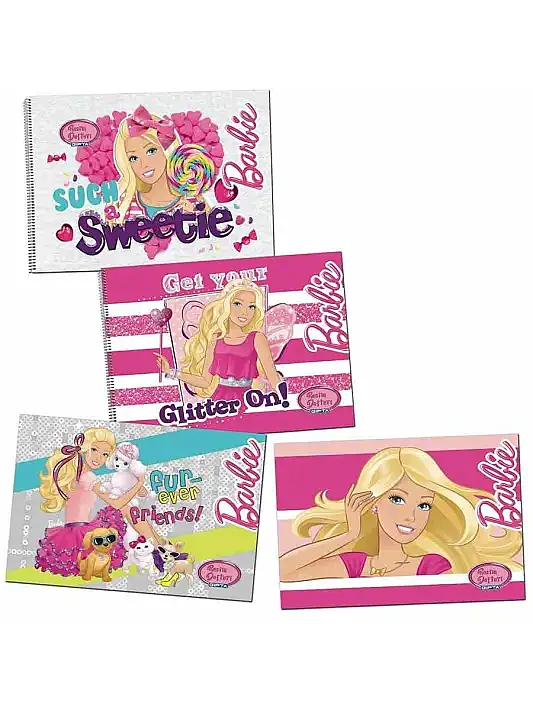 Gıpta Barbie Resim Defteri 15 Yp 17 x 24 Spiralli - 1