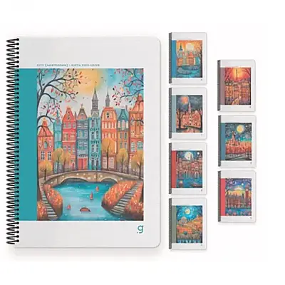 Gıpta Defter City Çizgili 80 Yp 17x24 Sert Kapak Spiralli - Gıpta (1)
