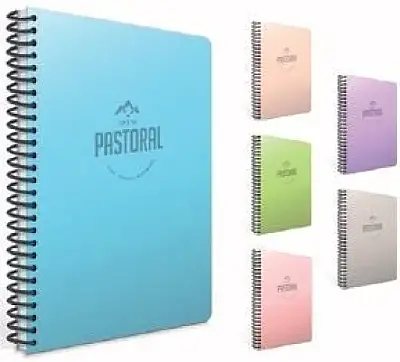 Gıpta Pastoral Çizgili Defter 120 Yp A4 Plastik Kapak Spiralli - 1