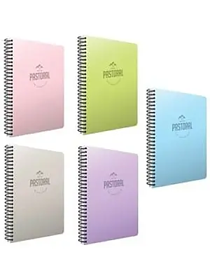 Gıpta Pastoral Çizgili Defter 40 Yp A4 Pastoral Kapak Spiralli - 1