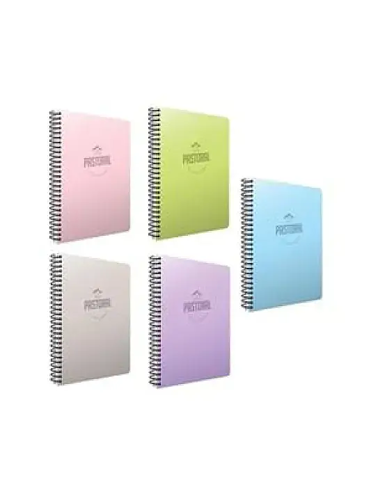 Gıpta Pastoral Kareli Defter 40 Yp A4 Plastik Kapak Spiralli - 2