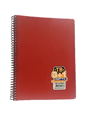 Gıpta Tb Defter 150 Yp A4 3+1 Pastoral Spiralli - 3