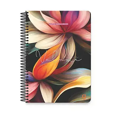 Gıpta Volume Kareli Defter 100 Yp 17 x 24 Sert Kapak Spiralli - 1