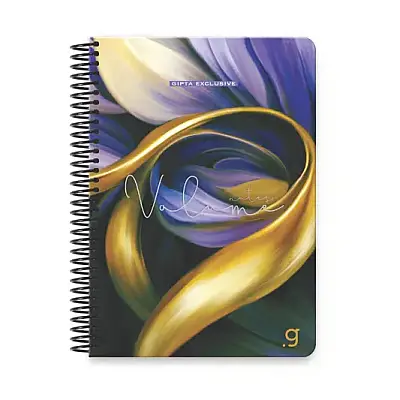Gıpta Volume Kareli Defter 100 Yp 17 x 24 Sert Kapak Spiralli - Gıpta (1)