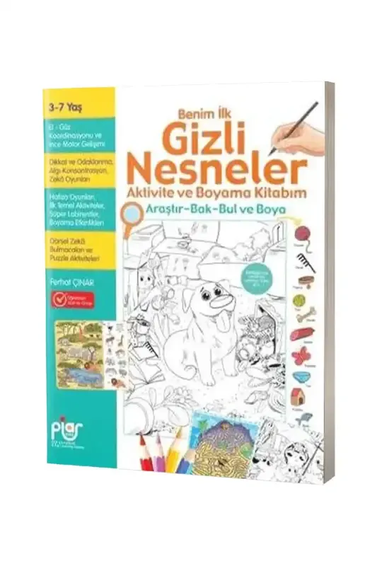 Gizli Nesneler Aktivite ve Boyama Kitabım - 2