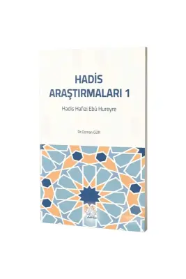 Hadis Araştırmaları 1 - Asmaaltı Yayınevi (1)