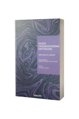 Hadis Değerlendirme Kriterleri - Takdim Kitap (1)