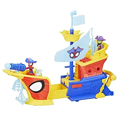 Hasbro Marvel Spidey Ve Arkadaşlarının Korsan Gemisi Oyun Seti - 11