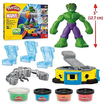 Hasbro Play-Doh Hulk Smash And Squish Oyun Seti - Hasbro (1)