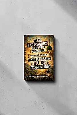 Hayatta Olsaydı MiniDekor Magnet Ayaklı 9×13,5 cm - Bemenda (1)