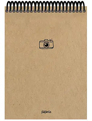 Atlas Papirüs Kraft Çizgisiz 100 Yp 16 x 23 Sert Kapak - 5