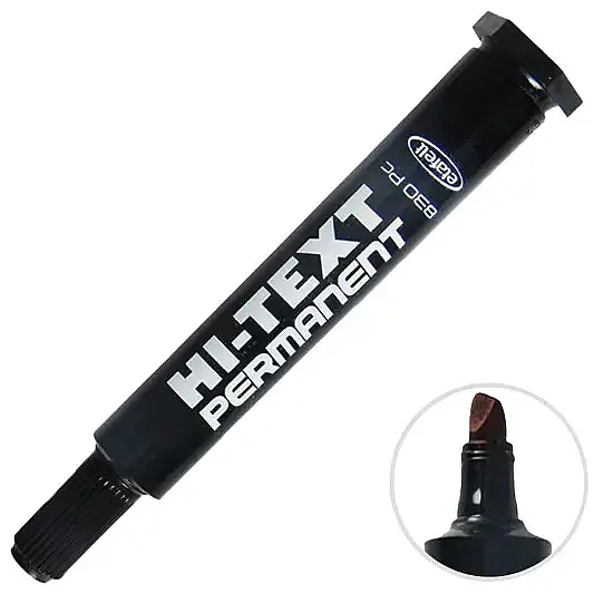 Hi-Text Marker Kesik Uç Siyah - 6