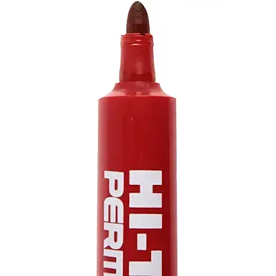 Hi-Text Marker Yuvarlak Uç Kırmızı - 3