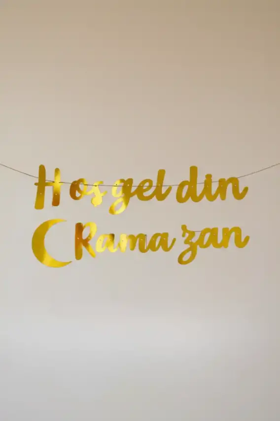 Hoş geldin Ramazan Kaligrafi Yazı - 2
