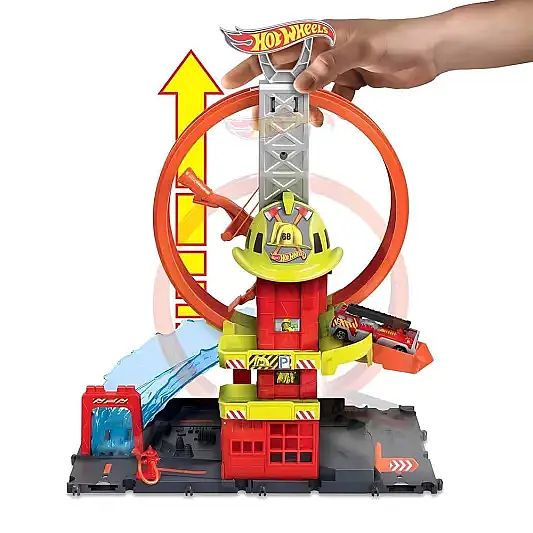 Hot Wheels Çember Pistli İftaiye İstasyonu - 6