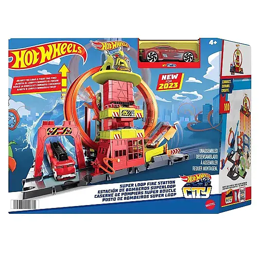 Hot Wheels Çember Pistli İftaiye İstasyonu - 8