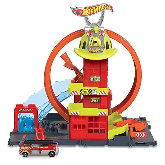 Hot Wheels Çember Pistli İftaiye İstasyonu - 9