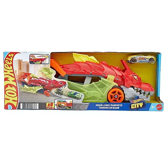 Hot Wheels Fırlatıcı Ve Taşıyıcı Ejderha - 9