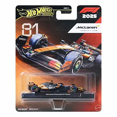 Hot Wheels Premium Formula 1 Yarış Arabası Mclaren - 5
