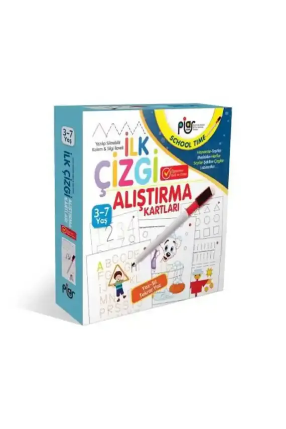 İlk Çizgi Alıştırma Kartları - 1