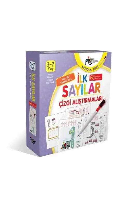 İlk Sayılar Çizgi Alıştırmaları - 2