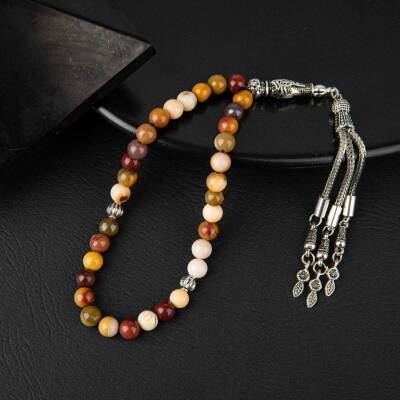 Jasper Doğal Taş Tesbih 33lük - 6mm - Doğal Taş