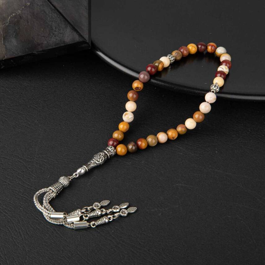 Jasper Doğal Taş Tesbih 33lük - 6mm - 2