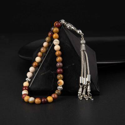 Jasper Doğal Taş Tesbih 33lük - 6mm - 3