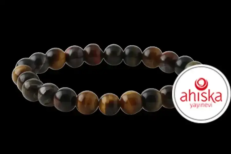 Kaplan Gözü 8mm Doğal Taş Bileklik - 2