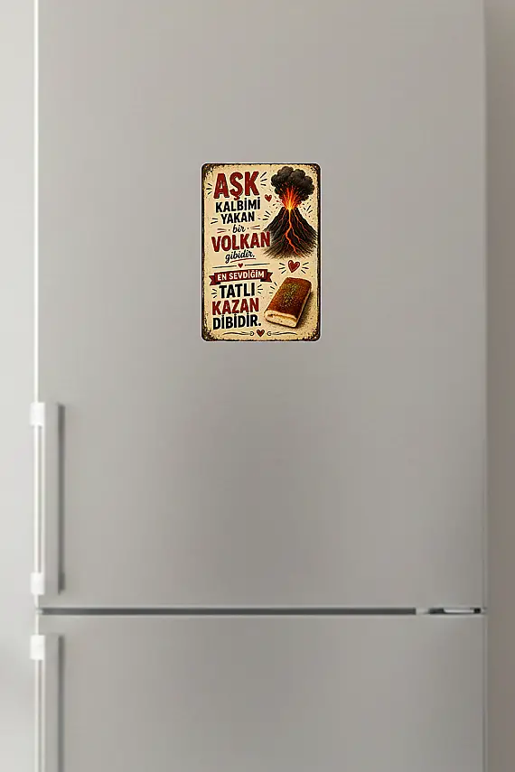 Kazandibi Aşkı MiniDekor Magnet Ayaklı 9×13,5 cm - 3