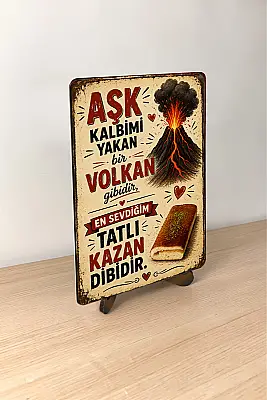 Kazandibi Aşkı MiniDekor Magnet Ayaklı 9×13,5 cm - Bemenda (1)