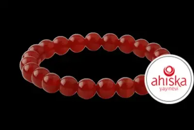 Kırmızı Akik 8mm Doğal Taş Bileklik - Doğal Taş (1)