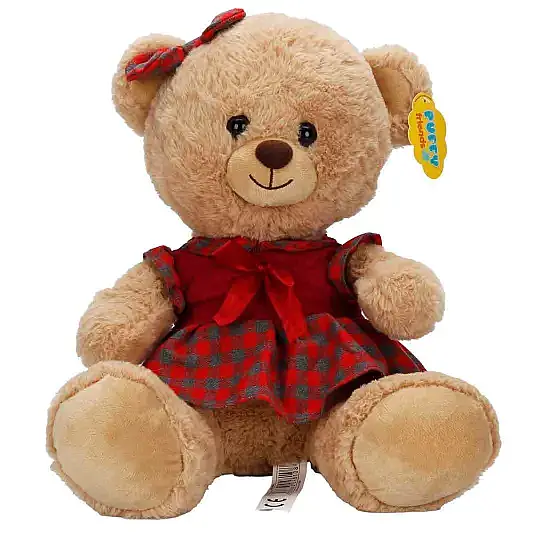 Kıyafetli Peluş Ayı 32 cm - 1