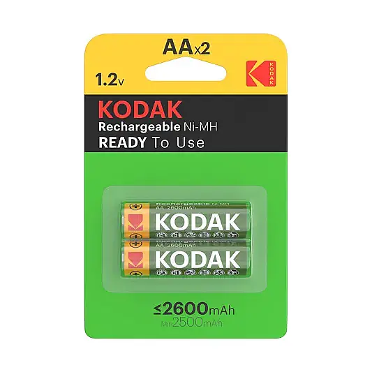 Kodak 2600 Mah Şarjlı 2'li Kalem Pil - 2