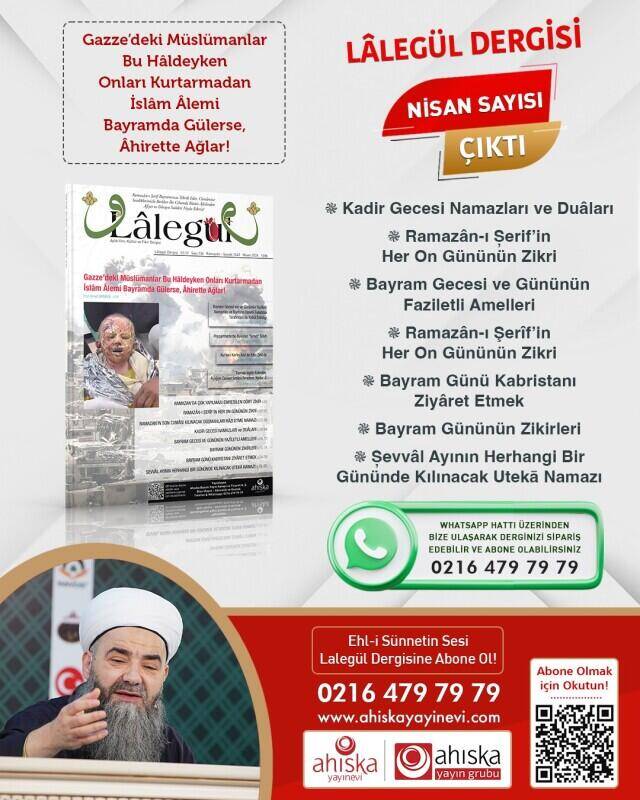 Lalegül Dergisi 134. Sayı Nisan 2024 - 2