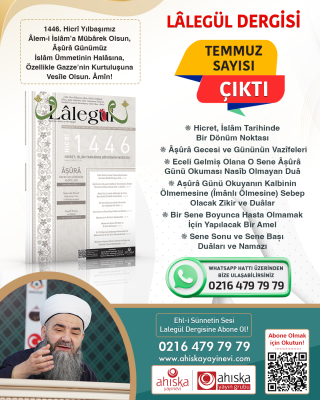 Lalegül Dergisi 137. Sayı Temmuz 2024 - Ahıska Basım Yayın (1)