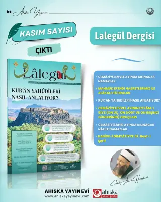 Lalegül Dergisi 153. Sayı Kasım 2025 - 1