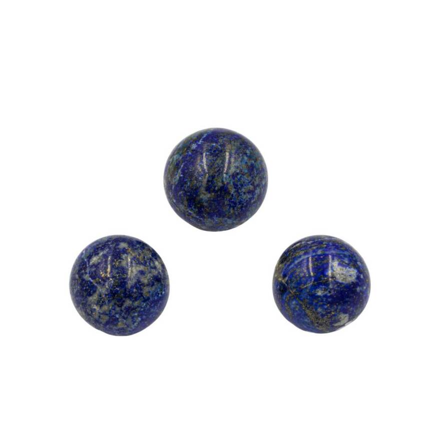 Lapis Lazuli Doğal Taş Küre Tımbıl El Taşı - 2