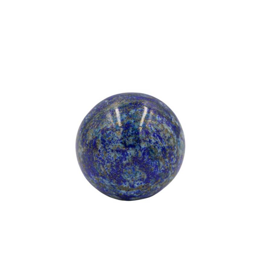 Lapis Lazuli Doğal Taş Küre Tımbıl El Taşı - 3