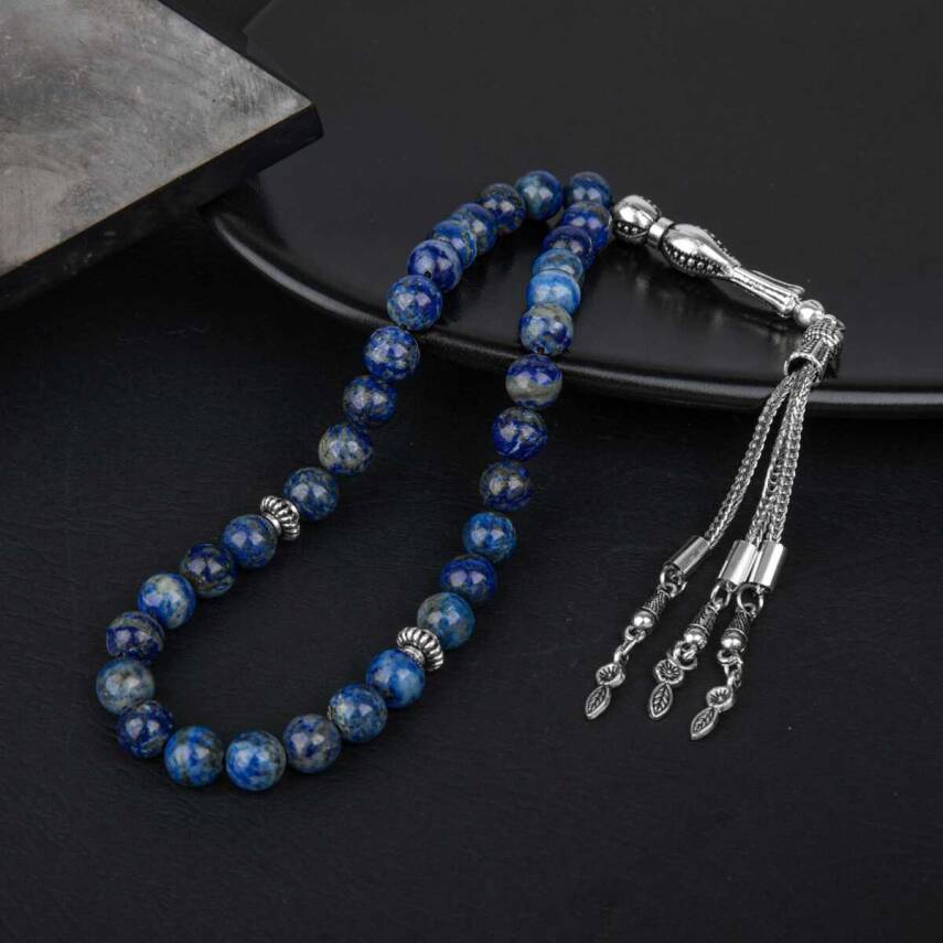 Lapis Lazuli Doğal Taş Tesbih 33lük - 8mm - 1
